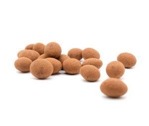 Macadamias de chocolate blanco y cacao